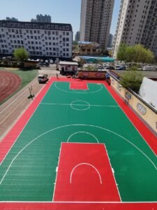 Basketball Court PP Suspension Interlock Assembly Floor
