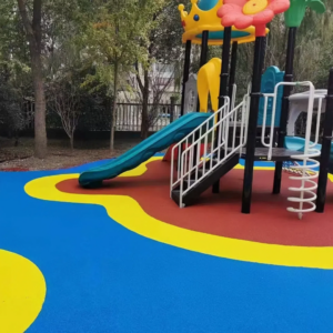Playground Kindergarten Park Sports Field With Color EPDM Rubber Granule Playground Kindergarten Park Sports Field With Color EPDM Rubber Granule