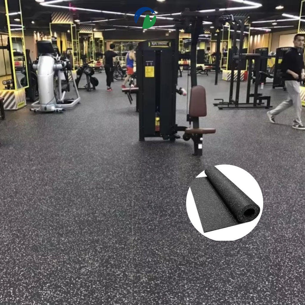 SGS certified EPDM gym flooring — zero formaldehyde indoor air quality tested
