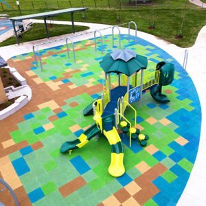 e50f3dbb-3c97-46cd-ab66-f7d4dde8e451 EPDM Playground Surface | EN1177 Certified Safety Flooring for Kindergarten & Play Area, 100% Virgin Rubber Granules, 1.5m Fall Protection, UV-Resistant & Non-Toxic