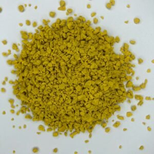 epdm_color_yellow EPDM Yellow Rubber Granules for Playground Surfacing